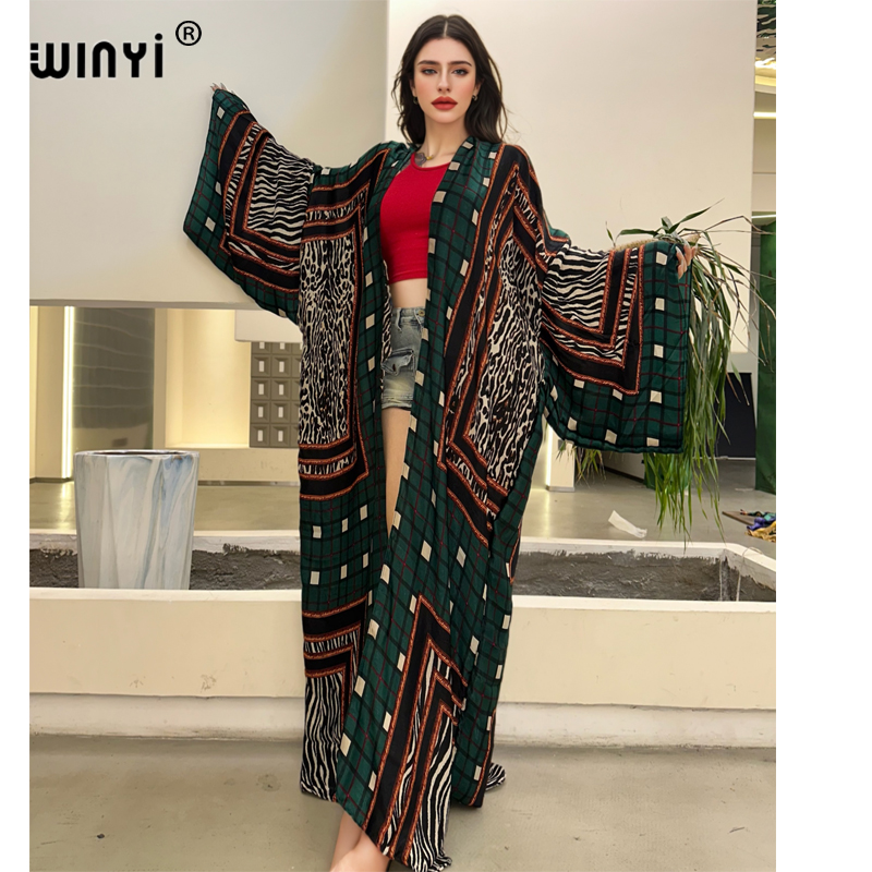 Boho Summer Beach Maxi Dress - WINYI 着物セクシーな夏 2025 女性コートルーズタッセルロングドレスエレガントな自由奔放に生きるビーチ衣装女性水泳カバーアップマキシドレス