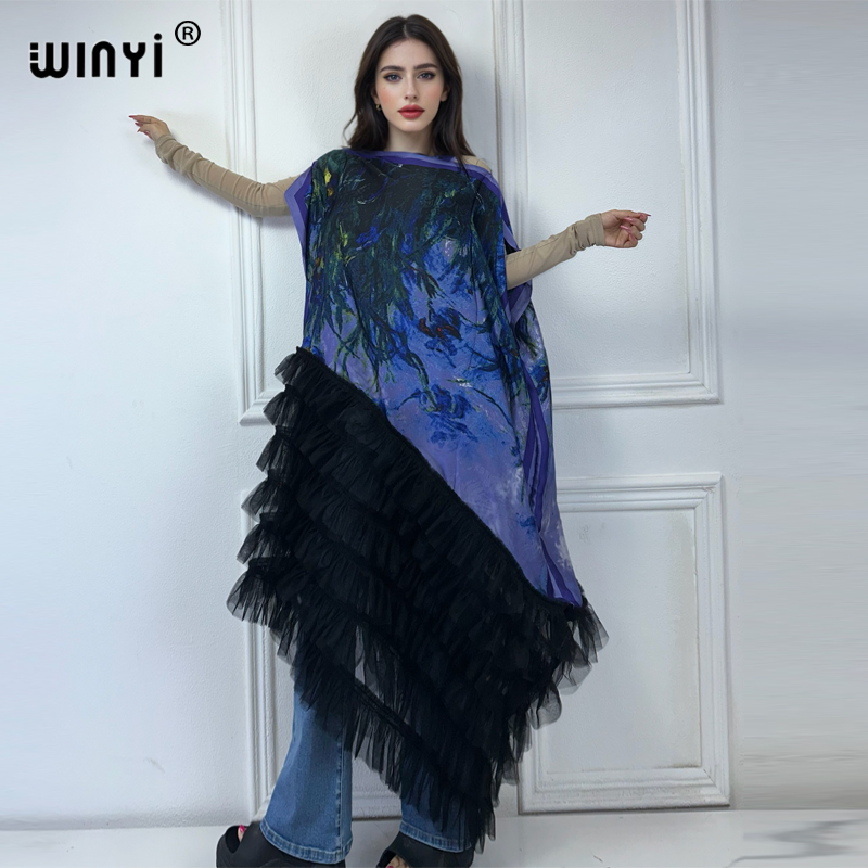 Boho Summer Beach Maxi Dress - WINYI アフリカ服 プラスサイズ レディース ファッション ボヘミアンプリント