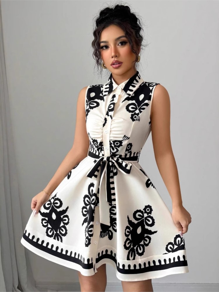 夏の新ファッションカジュアルドレス女性のためのエレガントな固 - French Vintage Floral Midi Dress のレビューと価格