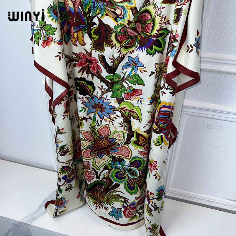WINYI高品質アフリカ服フリーサイズ女性ファッションボホプ - Boho Summer Beach Maxi Dress のレビューと価格