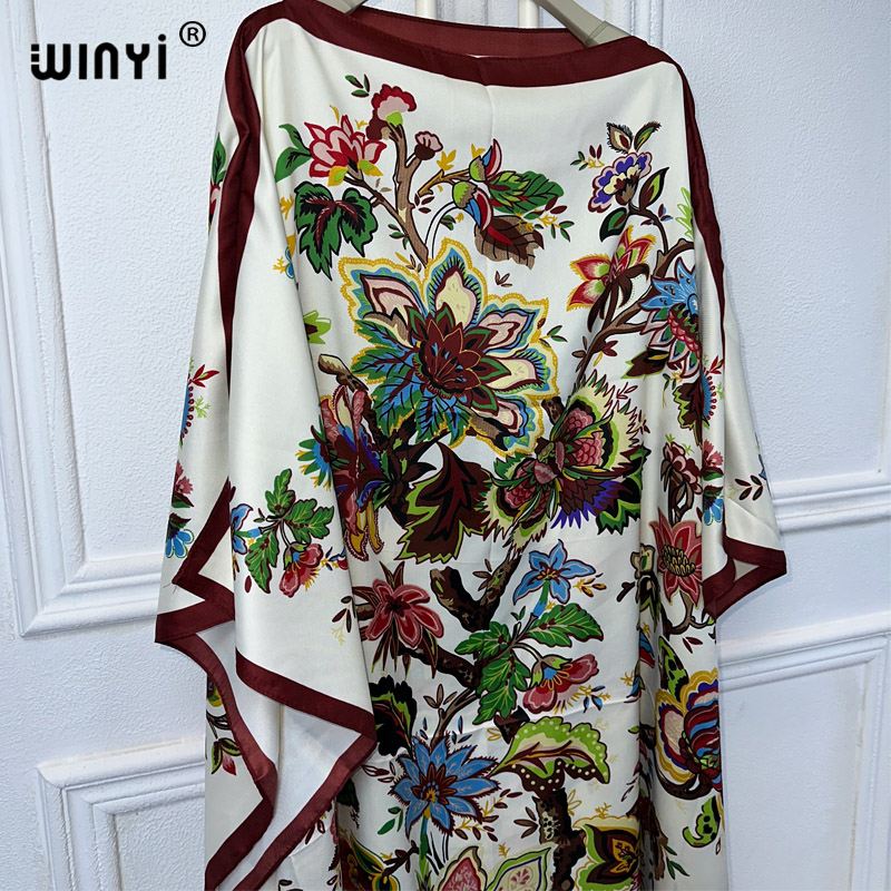 WINYI高品質アフリカ服フリーサイズ女性ファッションボホプ - Boho Summer Beach Maxi Dress のレビューと価格