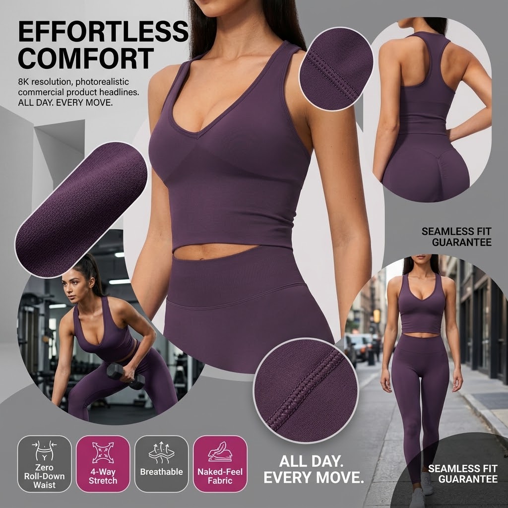 デザイナーズシームレスヨガクロップトップ レディース ラグジ - Seamless Ribbed Workout Tank Top のレビューと価格