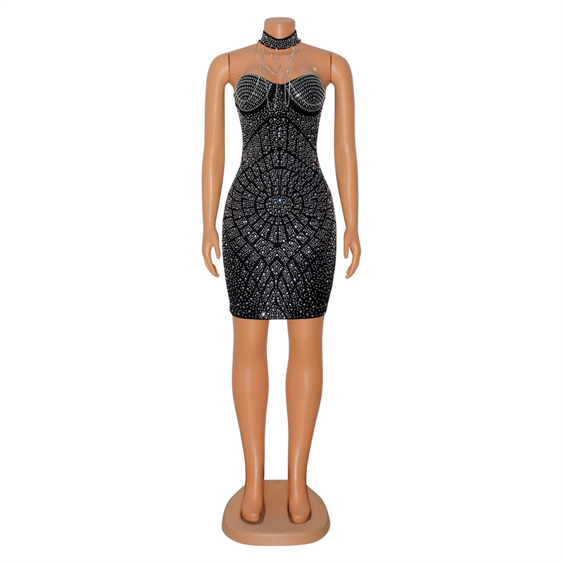 Doyerl キラキララインストーンダイヤモンド誕生日ドレス - Sparkly Rhinestone Club Party Dress のレビューと価格