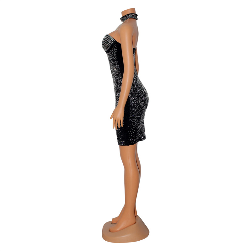 Doyerl キラキララインストーンダイヤモンド誕生日ドレス - Sparkly Rhinestone Club Party Dress のレビューと価格