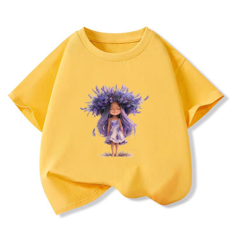 新しい Y2K トップスラベンダーガールグラフィックプリント - Y2K Graphic Baby Tee Crop のレビューと価格