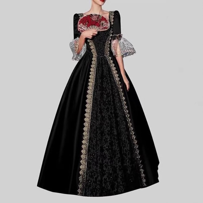 S-5XL 女性用 新中世ルネサンス ヴィクトリア朝 宮廷ド - Dresses のレビューと価格