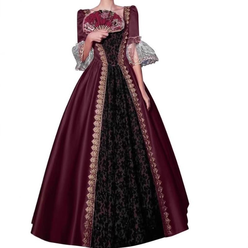 S-5XL 女性用 新中世ルネサンス ヴィクトリア朝 宮廷ド - Dresses のレビューと価格