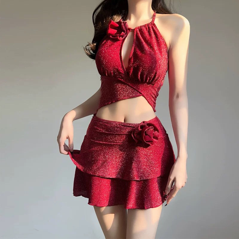 新作入荷 2ピースビキニセット レディース 韓国風 ピュアデ - Swimwear のレビューと価格