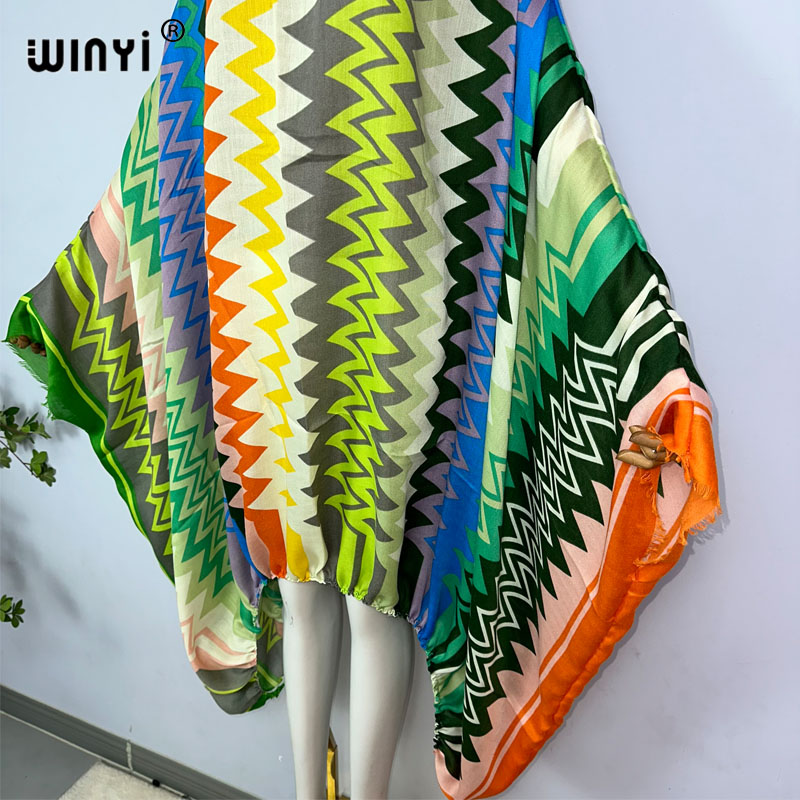 WINYI レディースセクシーワンネックマキシドレス 夏用ボ - Boho Summer Beach Maxi Dress のレビューと価格