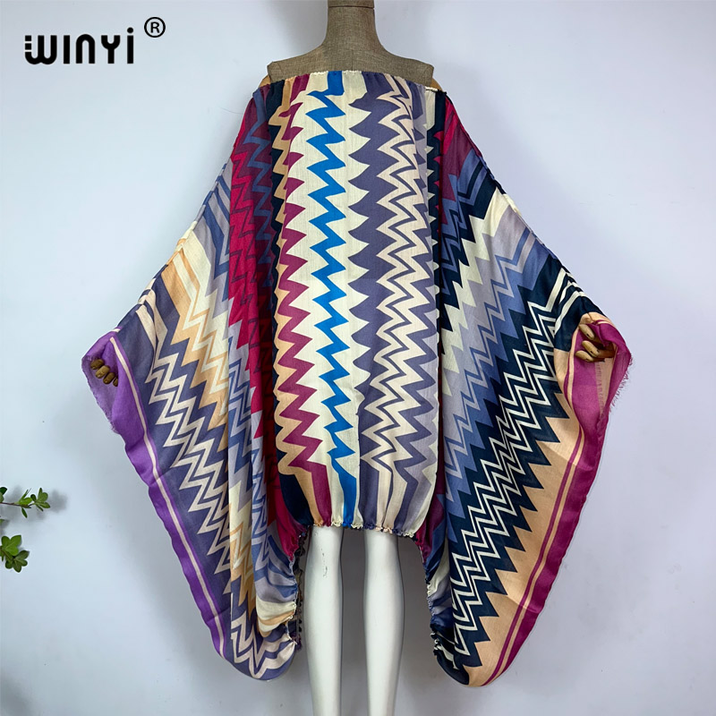 WINYI レディースセクシーワンネックマキシドレス 夏用ボ - Boho Summer Beach Maxi Dress のレビューと価格