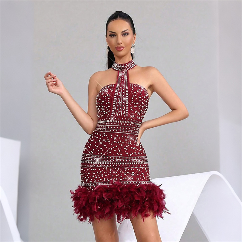 Doyerl キラキララインストーン誕生日ドレス高級女性イブ - Sparkly Rhinestone Club Party Dress のレビューと価格