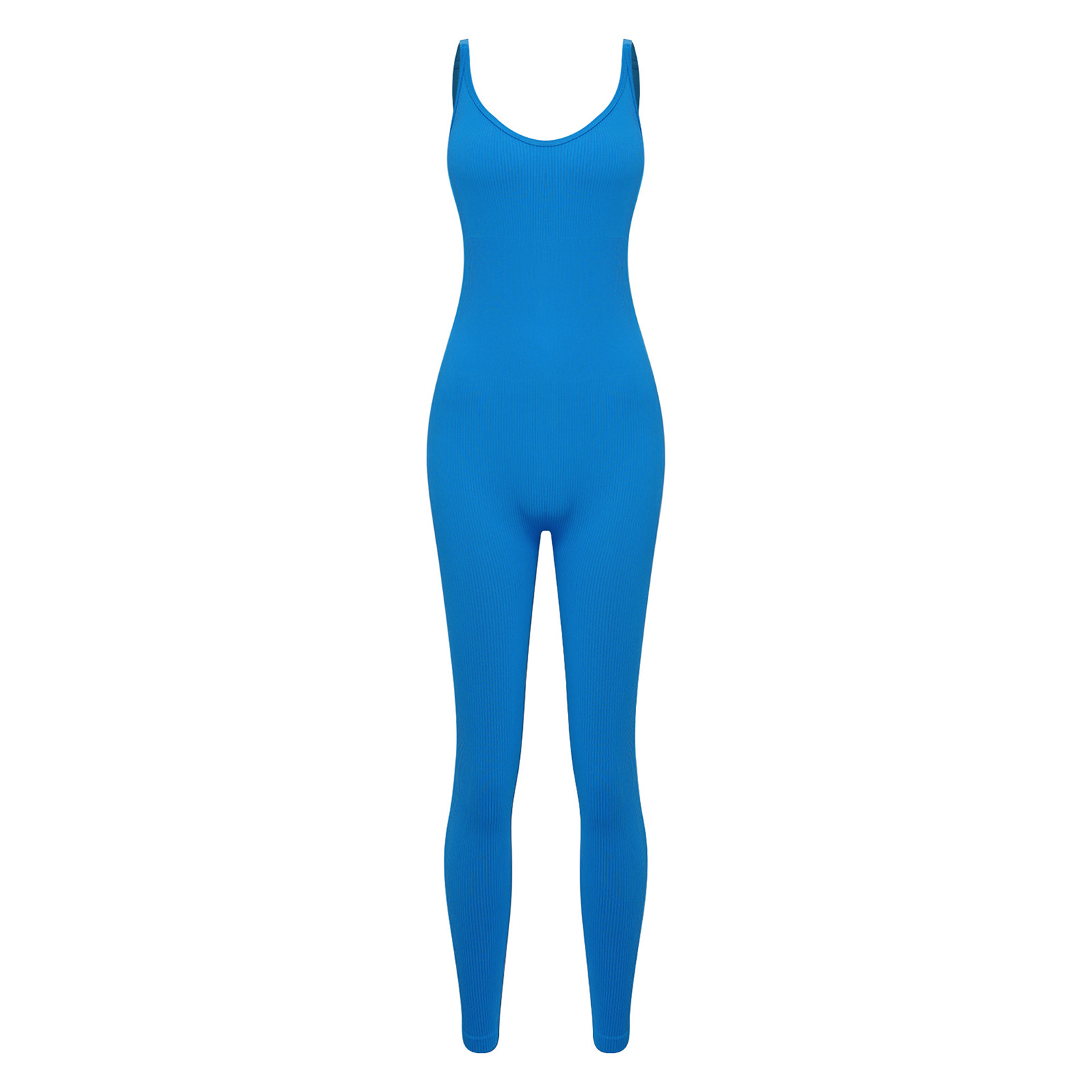 女性ヨガワークアウトジャンプスーツワンピースタンクトップレギ - Seamless Ribbed Workout Tank Top のレビューと価格
