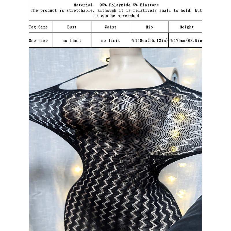 メッシュビーチカバーアップドレス レディース ホローアウト  - Sexy Mesh Sheer Bodycon Dress のレビューと価格