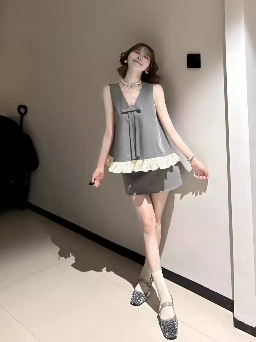 夏の通勤向けレディースファッションセット 大きいサイズ ノー - Skirts のレビューと価格