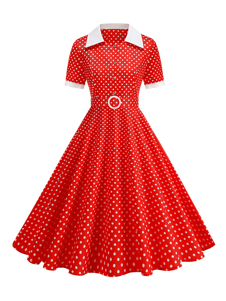 ヴィンテージ レディース サマードレス 水玉模様 ピーターパ - French Vintage Floral Midi Dress のレビューと価格