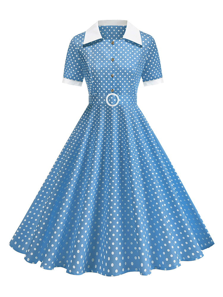 ヴィンテージ レディース サマードレス 水玉模様 ピーターパ - French Vintage Floral Midi Dress のレビューと価格