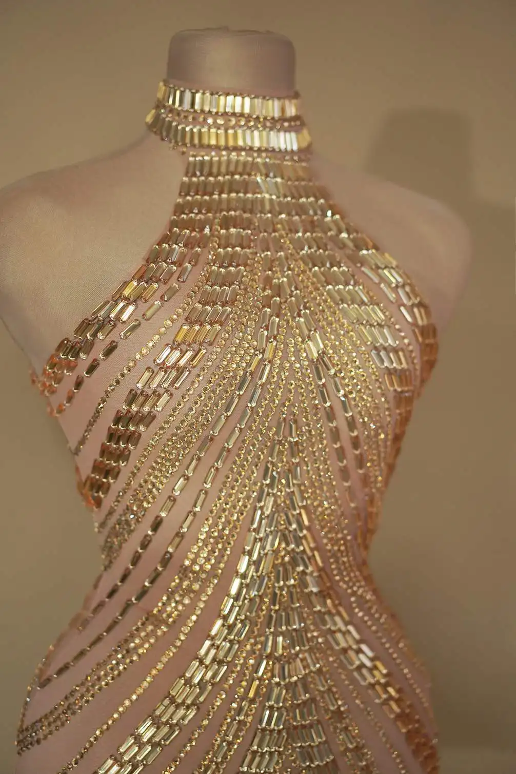 キラキラドレス女性用ストレッチラインストーンナイトクラブプロ - Sparkly Rhinestone Club Party Dress のレビューと価格