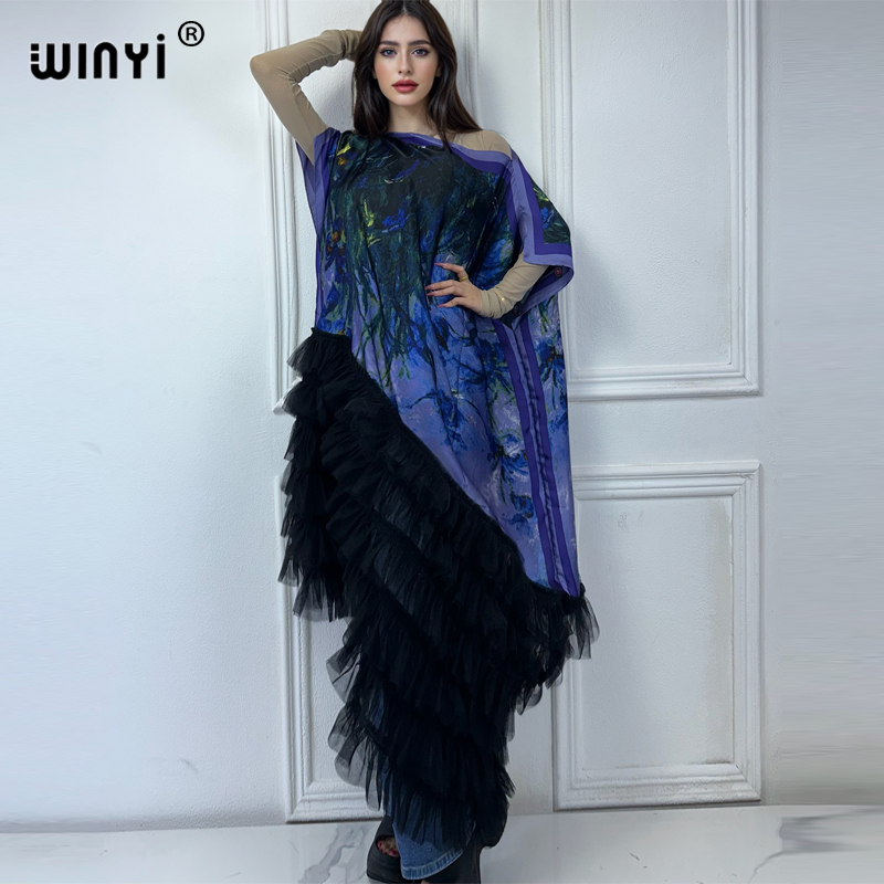 WINYI アフリカ服 プラスサイズ レディース ファッショ - Boho Summer Beach Maxi Dress のレビューと価格