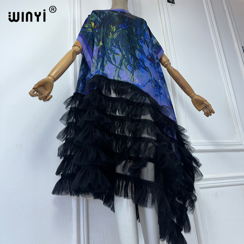 WINYI アフリカ服 プラスサイズ レディース ファッショ - Boho Summer Beach Maxi Dress のレビューと価格